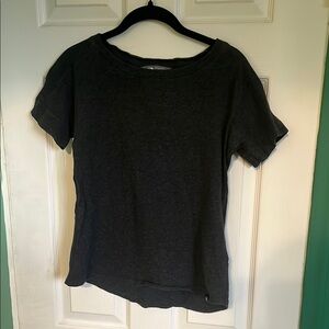 The North Face Black Fitted Cuffed Sleeve T-Shirt Size Small